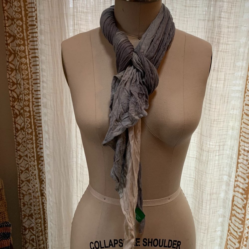 Dip-Dye Crinkle Scarf United Colors of Benetton